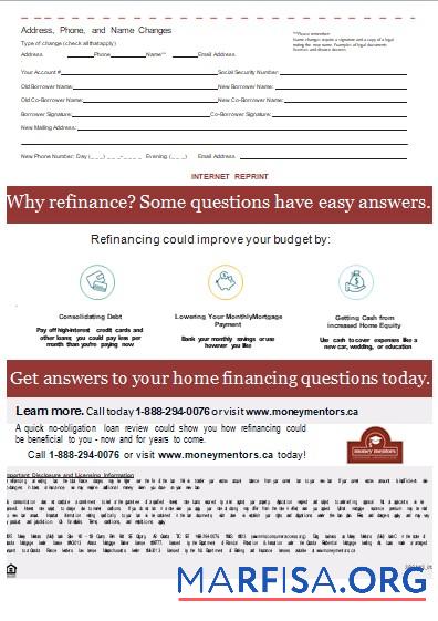 Realistic Canada Money Mentors (MM) bank mortgage statement, 3 pages, 3 scr download for verification